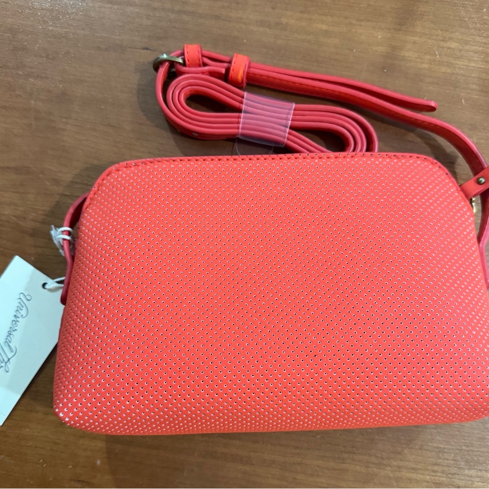 Orange-Red Crossbody Bag
